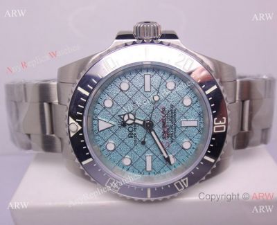 New Style Copy Rolex Sea-Dweller Watch Special Blue Dial 40mm